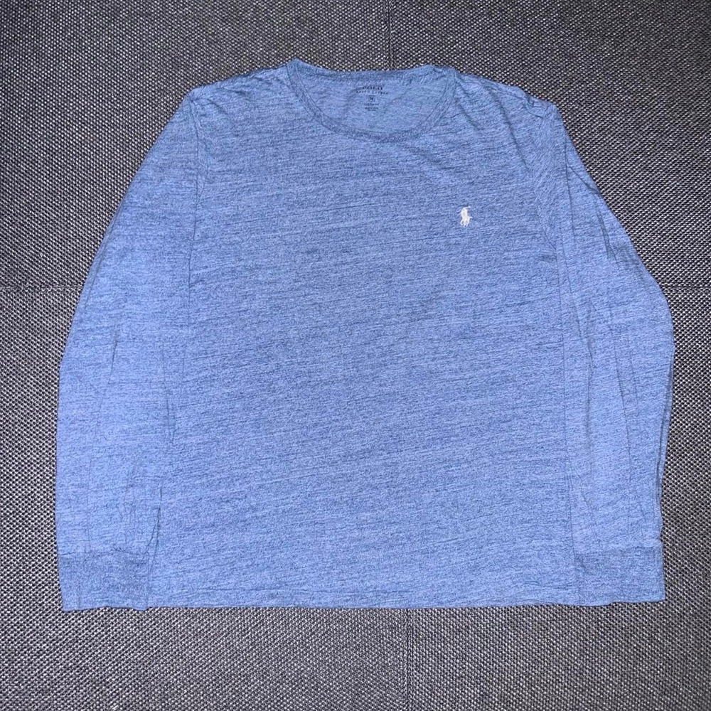 Polo Ralph Lauren Blue Long Sleeve T Shirt Size Medium Classic Fit